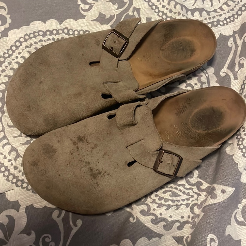Birkenstock Boston Suede Clog Size 46 Regular